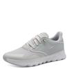 Slip-On Sneaker TAMARIS "Nowana", Damen, Gr. 41, grau (hellgrau), Textil, Lederimitat, Synthetik, unifarben, sportlich, Schuhe, Freizeitschuh, Halbschuh, Slipper mit Ortholite-Ausstattung