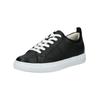 Sneaker PAUL GREEN "Paul Green Sneaker Glattleder", Damen, Gr. 41, schwarz, Glattleder, casual, Schuhe