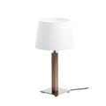 Lampe design en bois gris