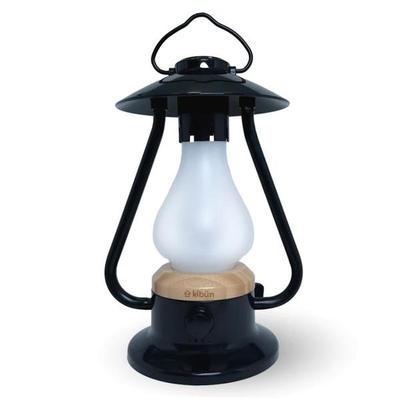 Bulbrite 085209 - Amber Light Black Rechargeable Kib�n Bonfire Collection LED Cordless Lantern (BONFIRE/TL/BK (K80120))