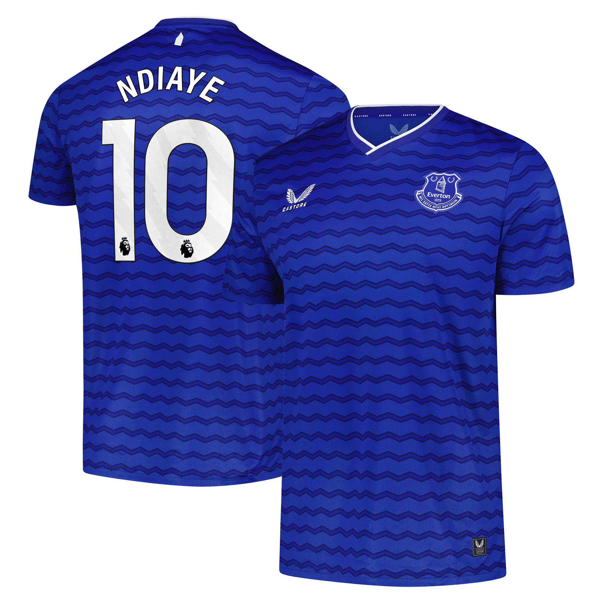 Everton Castore Heimtrikot 2025-26 - Nicht gesponsert mit Aufdruck Ndiaye 10 Image