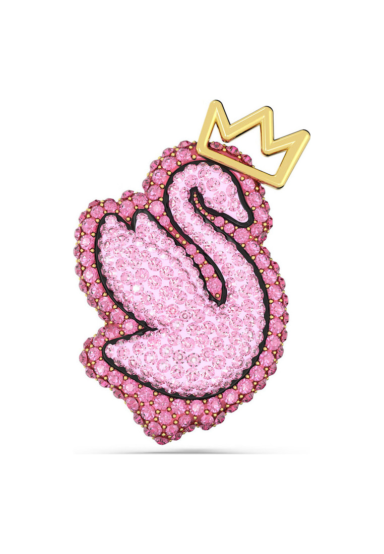 Swarovski Womens 5662243 Ladies Swan Brooch - Pink - One Size | Swarovski Sale | Discount Designer Brands