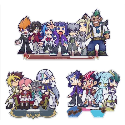 Spiel YuGiOh Yu-Gi-Oh! Figura Puppe Yu Gi Oh Yugi Muto Kaiba Seto Mazaki Anzu Acryl Figur Stand Modell Spielzeug Sammler Geschenk Image