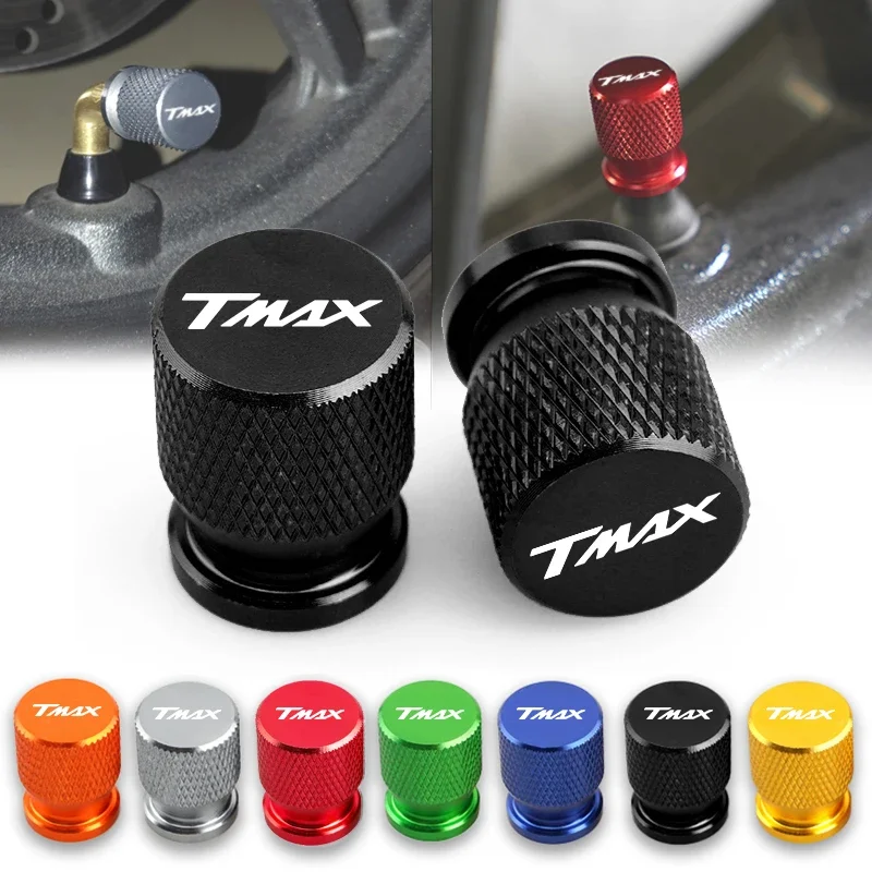 Für YAMAHA T-MAX TMAX 560 T max 560 T-Max 560 TMAX 560 2020 Motorrad CNC Reifen Ventil Air port Stem Abdeckung Kappe Stecker Zubehör Image
