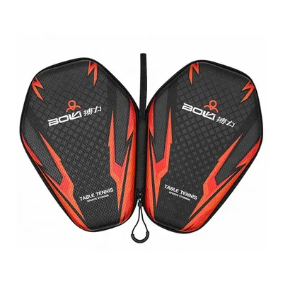 1 stücke Tischtennis Schläger Taschen EVA Hard Shell Wasserdichte Paddel Tisch Staubdicht Strap Lagerung Hand Tennis Box Fall Tasche Image