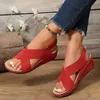 2024 neue Hausschuhe Frauen Sandalen Peep Toe Schuhe Frau Retro Frauen Schuh dicken Boden Sandalen große Plattform Sandalen Zapatilla