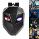Zaino per moto a LED Zaino per moto con guscio rigido 3D con schermo digitale programmabile Borsa per casco da ciclismo impermeabile per esterni