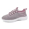 Große Größe 43 Damenschuhe Frühling und Sommer atmungsaktiv fliegende gewebte Casual Sportschuhe leichte Walking Flat Freizeit schuhe