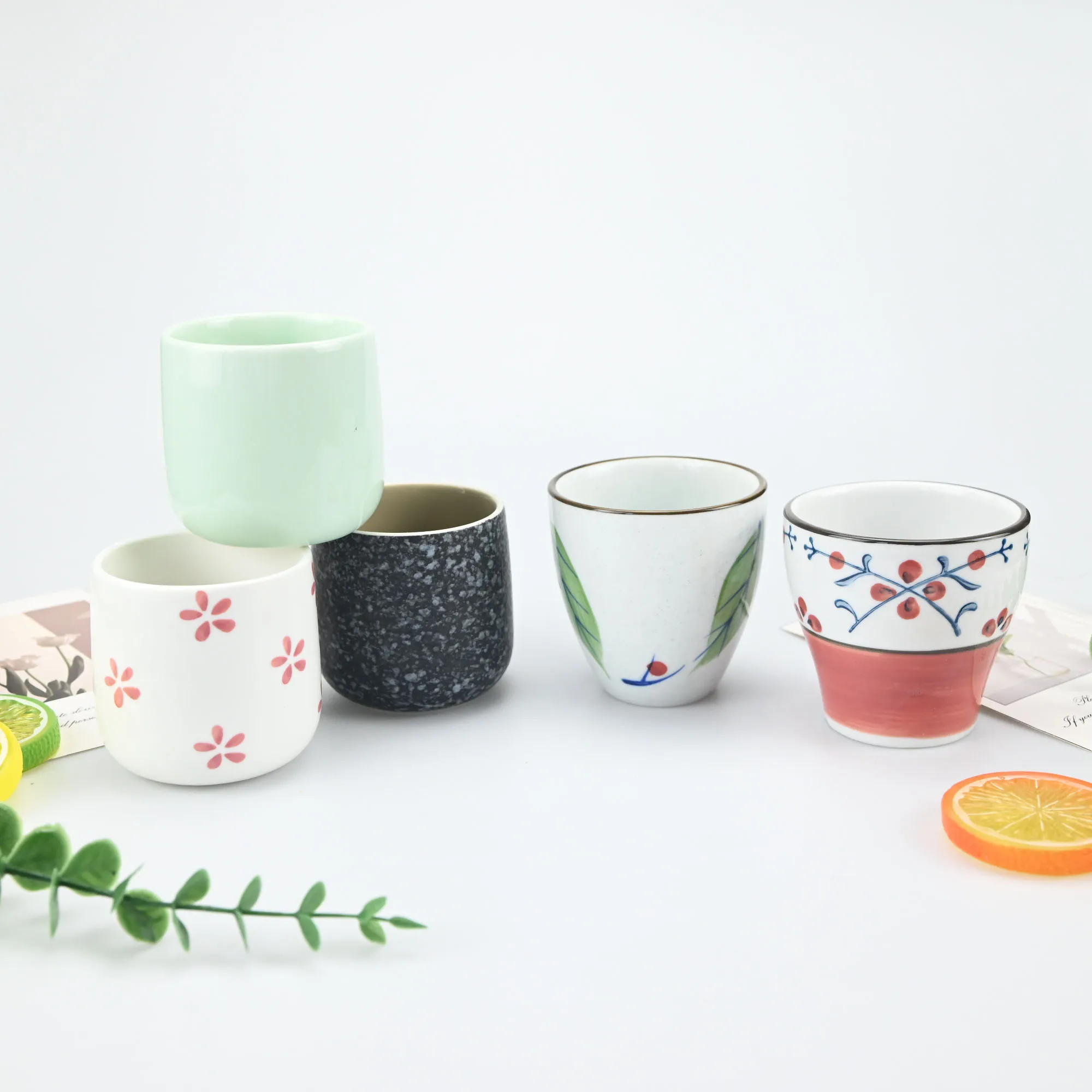 1 Stück 120 ml Teetasse im japanischen Stil, spezielle Kaffeetasse, Matcha-Tasse, Retro-Keramik-Wassertasse Image