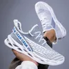 YRZL Herrenschuhe, atmungsaktives Mesh, weiße Turnschuhe, Herren, Freizeitschuhe, Outdoor, rutschfest, große Größe, Walking, leichte Herren-Turnschuhe