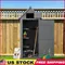 Outdoor Storage Cabinet Wooden Tool Shed Waterproof Roof Garden Storage with Shelves Lockable Door Durable Fir Wood