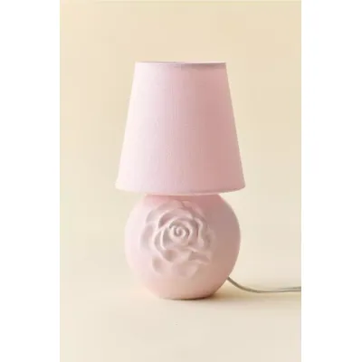 Mini Rose Table Lamp - Pink ALL at Urban Outfitters