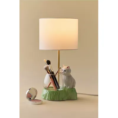 Fishing Kitten Table Lamp ALL at Urban Outfitters