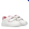 Sneaker TOMMY HILFIGER, Kinder, Gr. 27, rosa (weiß, rosa), Synthetik, sportlich, Schuhe, Klettschuh, Freizeitschuh mit Logoverzierung