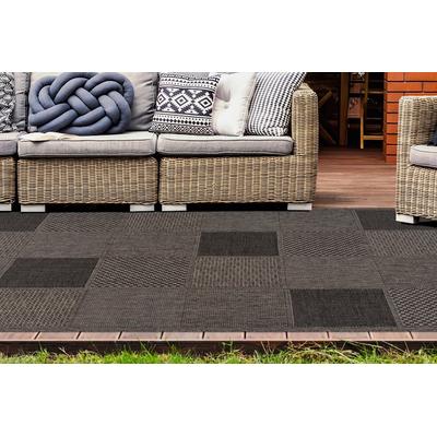 Läufer LALEE "Sunset 605" Gr. 12, grau (taupe), B:80cm H:5mm L:230cm, Kunstfaser, Teppiche, In- und Outdoor geeignet, pflegeleicht, Wohnzimmer Image