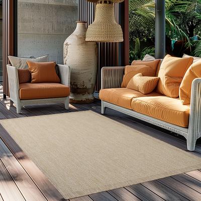 Outdoorteppich AYYILDIZ TEPPICHE "GIZA 1410", beige, B:80cm H:3mm L:250cm, Polypropylen, Teppiche, Läufer, In- und Outdoor, Wetterfest, Wasserabweisend, robust Image