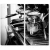 Schneide- und Abdeckplatte KESPER "Multi-Glasschneideplatte, 2er, mit Kaffeemotiv", grau, B:28,5cm H:0,4cm L:50,0cm, ESG-Glas, Herdabdeckplatten, zum Schneiden und Abdecken