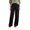 Chinohose MARC O'POLO "aus Viskose-Twill", Damen, Gr. 46, Normalgrößen, schwarz, Obermaterial: 100% Viskose, unifarben, casual, weit normal, Hosen