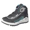 Sneaker RICOSTA "Terra WMS: normal", Kinder, Gr. 33, bunt (schwarz, türkis), Synthetik, Textil, kontrastfarbene Details, casual, Schuhe, Schnürschuh mit Sympatex-Membrane, Größenschablone zum Download