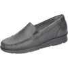 Mokassin WALDLÄUFER "K-INGA", Damen, Gr. 8 (42), schwarz, Nappaleder, unifarben, klassisch, Schuhe, Slipper, Schlupfschuh, Komfortschuh, Bequemschuh in K-Weite