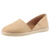 Espadrille VERBENAS "CARMEN SERRAJE", Damen, Gr. 35, beige (sand), Veloursleder, klassisch, Schuhe, Schlupfschuh, Sommerschuh, Loafer mit typischem Jute-Rahmen