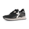 Keilsneaker GABOR "DAVOS", Damen, Gr. 41, gold (schwarz, goldfarben), Kalbsleder, unifarben mit Farbeinsatz, sportlich, Schuhe, Schnürschuh, Halbschuh, mit OPTIFIT-Wechselfußbett, H-Weite