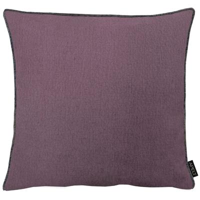 Kissenhülle APELT "Stone", lila (mauve), B:46cm L:46cm, Leinen, Polyester, Obermaterial: 95% Polyester, 5% Leinen, Kissenbezüge Image