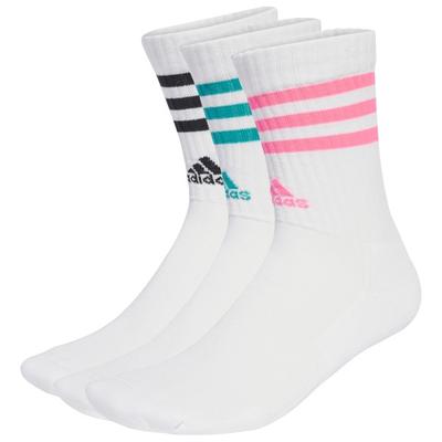 adidas - 3S Cushioned Sportswear Crew 3-Pack - Multifunktionssocken Unisex L | EU 43-45 weiß Image