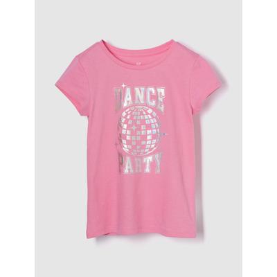 Gap Pink Graphic Crew Neck Short Sleeve T-Shirt (4-13yrs)