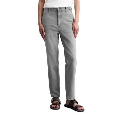 Boyfriend-Jeans MARC O'POLO "aus Organic-Cotton-Mix-Stretch", Damen, Gr. 34, Länge 32, light grau authentic wash, Obermaterial: 90% Baumwolle, 9% Polyester, 1% Elasthan, unifarben, lässig geschnitten knöchelfrei, Jeans Image