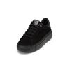 Sneaker MARC O'POLO "aus Veloursleder", Damen, Gr. 42, schwarz, Obermaterial: 100% Leder (Rind), unifarben, Schuhe