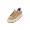Sneaker MARC O'POLO "aus Veloursleder", Damen, Gr. 41, light pure sand, Obermaterial: 100% Leder (Rind), unifarben, Schuhe
