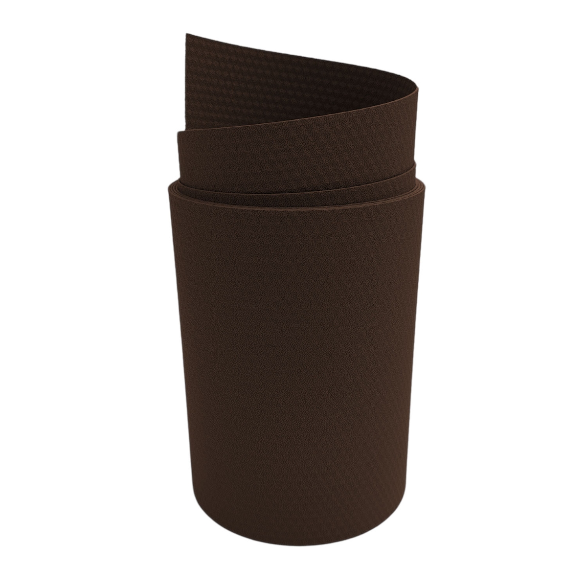 zaun|zu® Sichtschutz DELUX-P Einzelstreifen Wabenstruktur Braun 2,55m Image