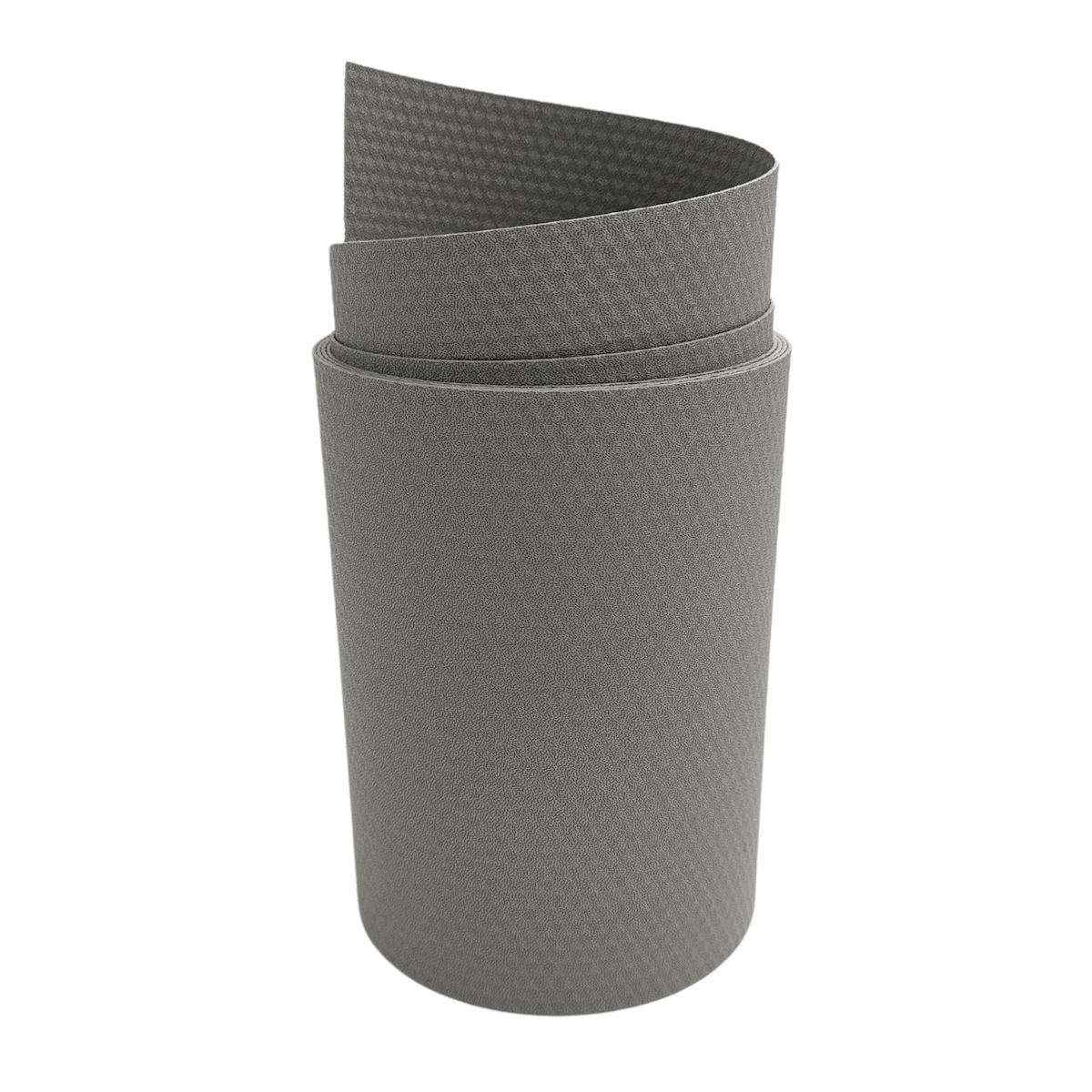 zaun|zu® Sichtschutz DELUX-P Einzelstreifen Wabenstruktur Steingrau 2,55m Image