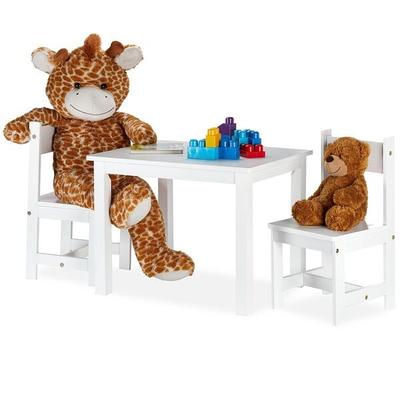 relaxdays Kindersitzgruppe »weiß« weiß Image