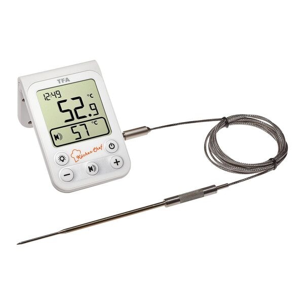TFA Kerntemperatur-Lebensmittelthermometer »14.1510.02« silber