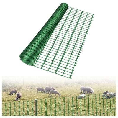 Jopassy - 1x50m Absperrzaun Bauzaun Warnnetz Grün,Sicherheitszaun mobiles Netz, Kunststoff Image