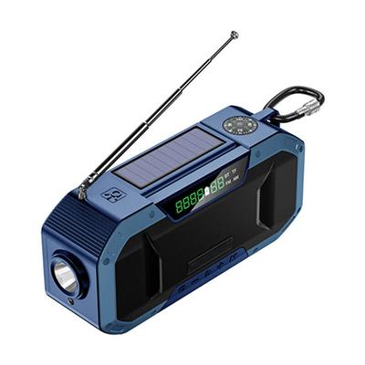 Notfallradio, wasserdichter Bluetooth-Lautsprecher, tragbares AM-FM-Digitalradio mit Taschenlampe,