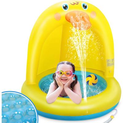 Fitags - Aufblasbarer Planschbecken-Sprinkler, aufblasbarer Wassersprüh-Pool-Sprinkler für Kinder Image
