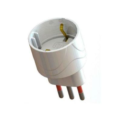 Adapter schuko 10/16a 2p+e weiß - rs7700b - Rosi Image
