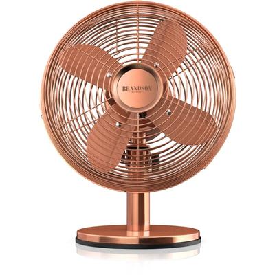 Brandson - Tischventilator, Ventilator mit 3 Leistungsstufen, mobiler Lüfter im Retro Design, Image