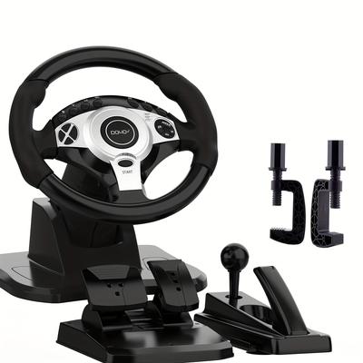 TEMU Nbcp Formula Steering Wheel 270/900°, Dual Motor Driving With Paddle Shifters, Gear Stick Kit For X/s, Ps3, Ps4, Pc, One, 360, Switch. Image