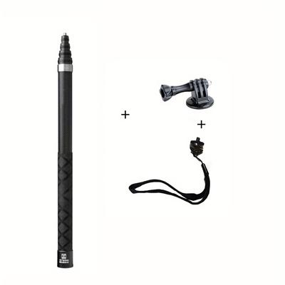 TEMU Carbon Fiber Telescopic Extension Rod For 360insta For , Carbon Fiber Extension Rod Image