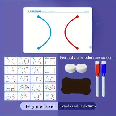 TEMU 20pcs Hand-brain Coordination Exercise Set - Enhance Left And Balance, Improve Focus And Attention With 3 Difficulty Levels Image