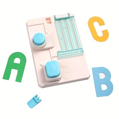 TEMU 1pc Letter Embossing Machine, Letter Puncher, Diy Letter Embossing Cutting Board, Suitable For Paper Crafts, Handmade Cards And