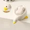 Porte-savon en forme de canard mignon, plateau à savon en plastique auto-drainant, support de rangement multifonctionnel pour salle de bain, boîte à savon pour salle de bain