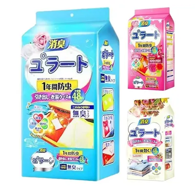 48pcs Scented Sachets For Drawers Small Scent Bags For Closets Dresser Drawer Scents Freshener Long Lasting Fresh Scents Sachet
