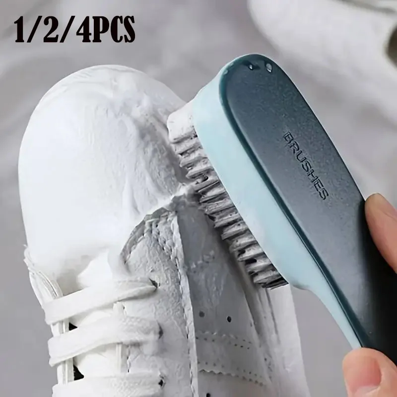 Schuhreinigungsbürste Kunststoff Kleidung Schrubben Haushalt Multifunktionale Reinigungswerkzeuge Kommerzielle Waschbürste 1/2/4 Stück Image