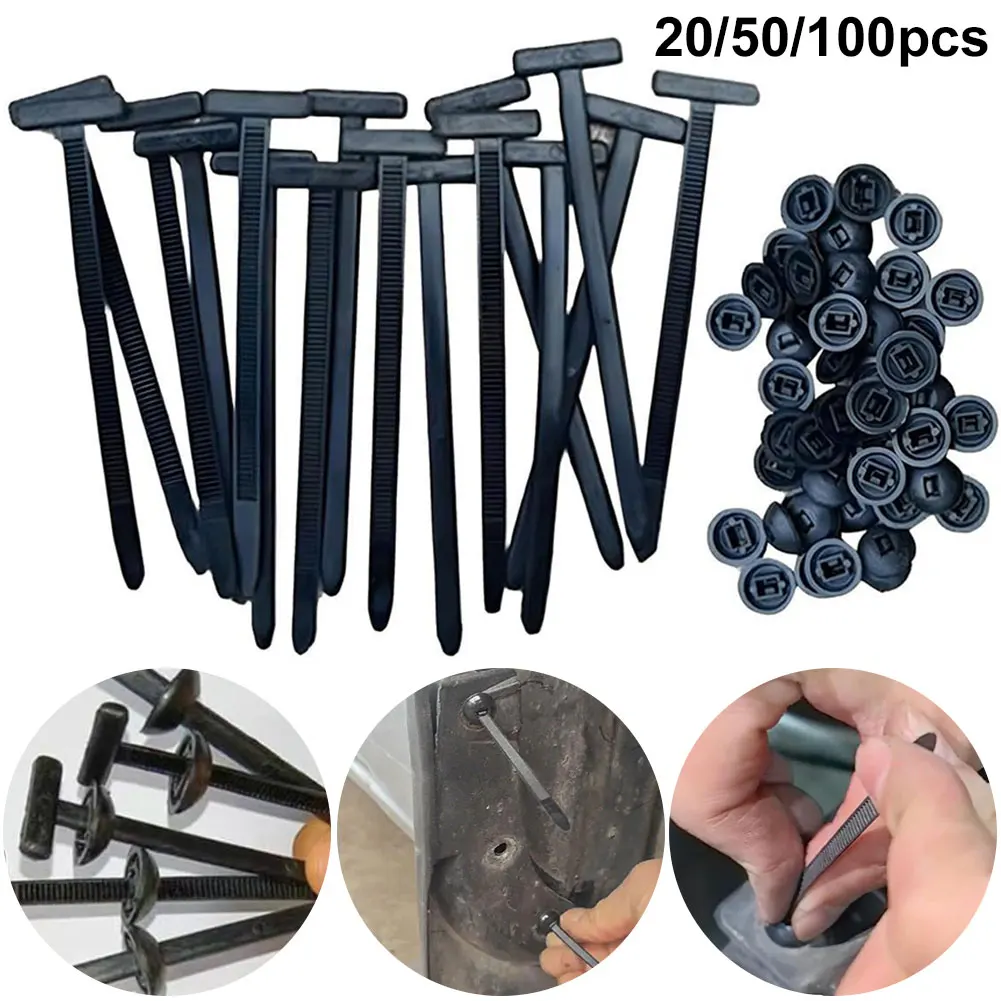 Nylon-Kabelbinder, selbstsichernde, robuste Kabelbinder, Befestigungsgurt für Autoreparatur, Zuhause und Büro Image