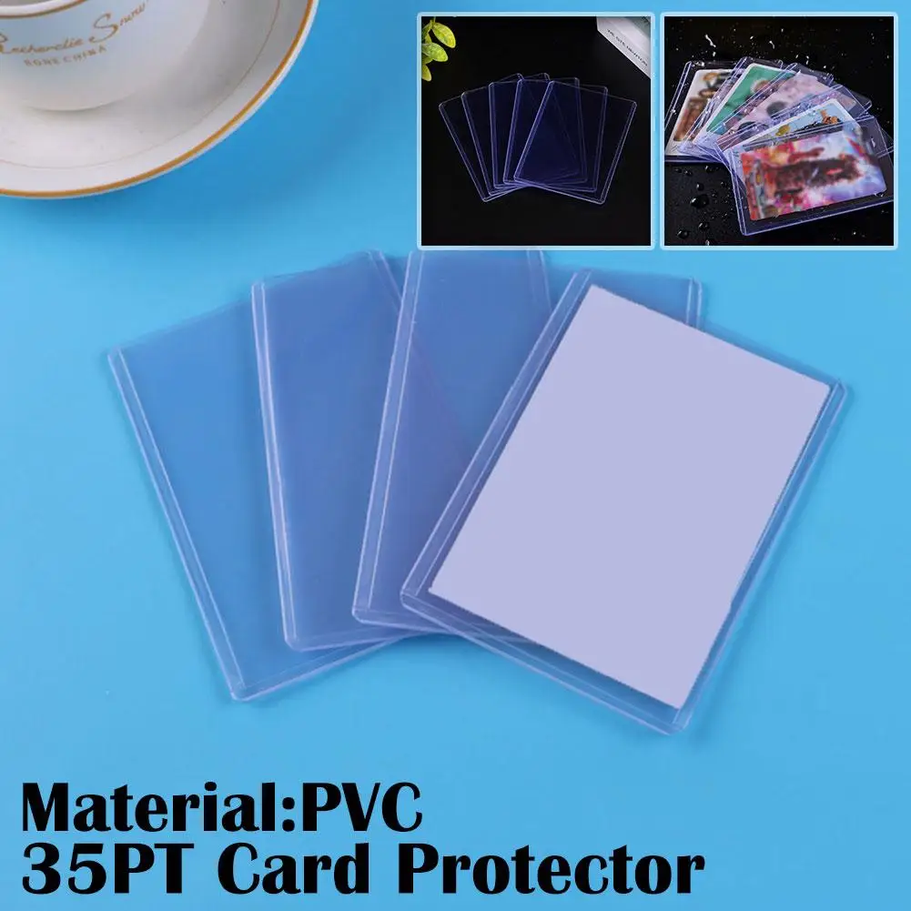 35 Stück 35PT Top Loader Clear Protective Trading Card Topload Holder Hartplastik Kartenhüllen Halter für Baseball Card Sport Cards Image